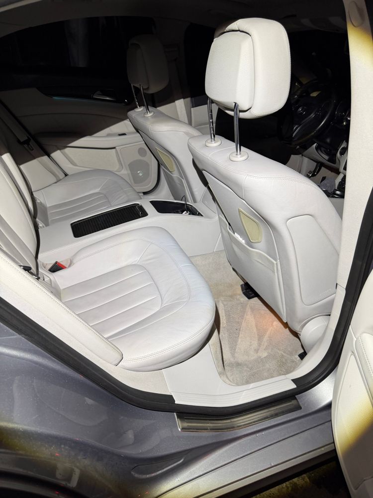 Mercedes-Benz rear seat after detailing